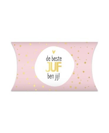 Gondeldoosje De beste JUF ben jij! (LEEG)