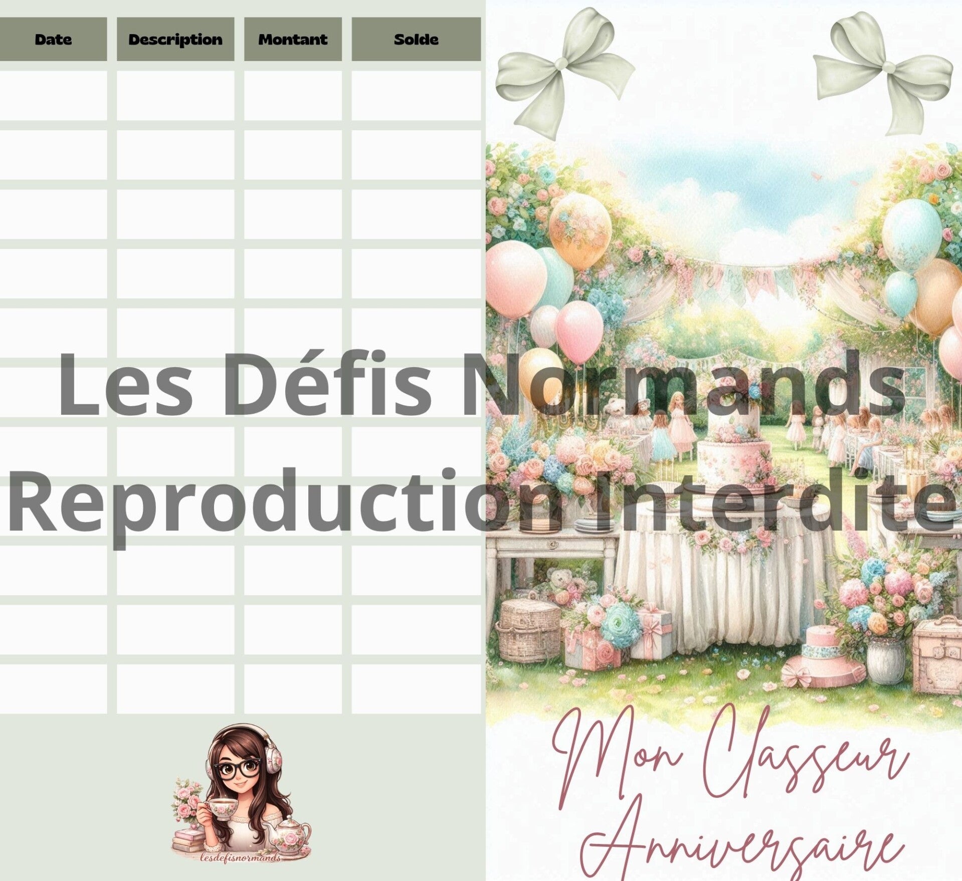 Mon Classeur Anniversaire