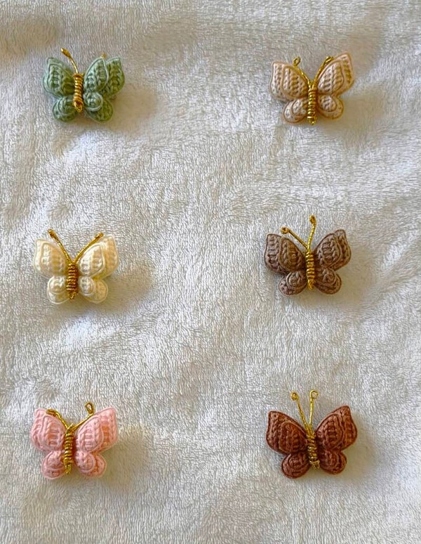 Bijou Classeur Papillon crocheté