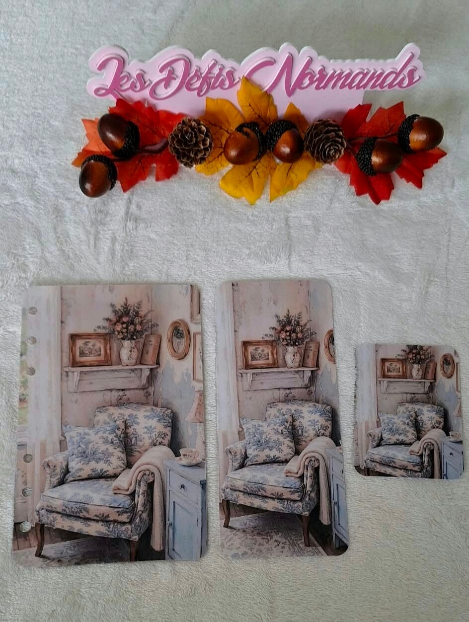 Fauteuil Shabby Bleu