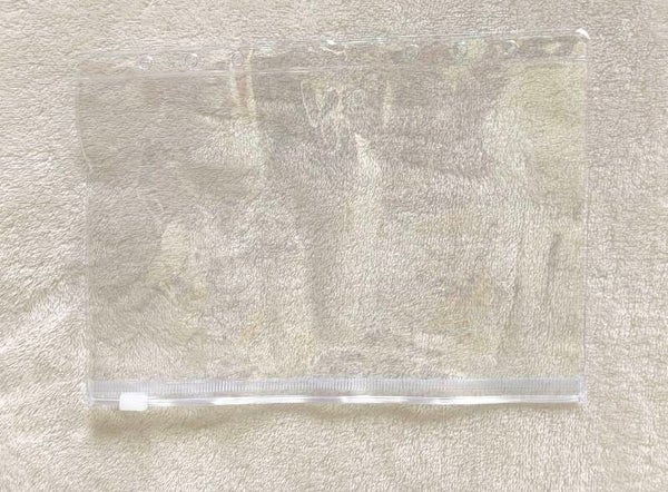 Enveloppe A5 zip Transparente