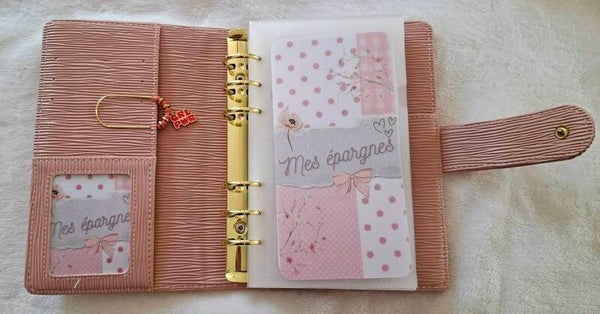 Page de garde et trackers collection "Patchwork Rose"