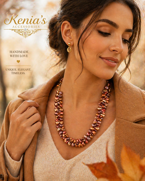 Herbstglanz Royale-Halskette