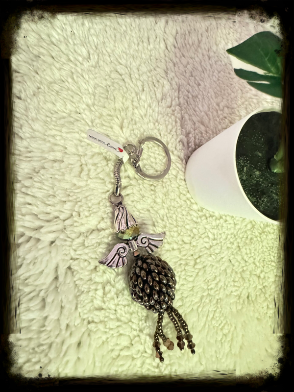 Schlüsselanhänger aus Olivgrün