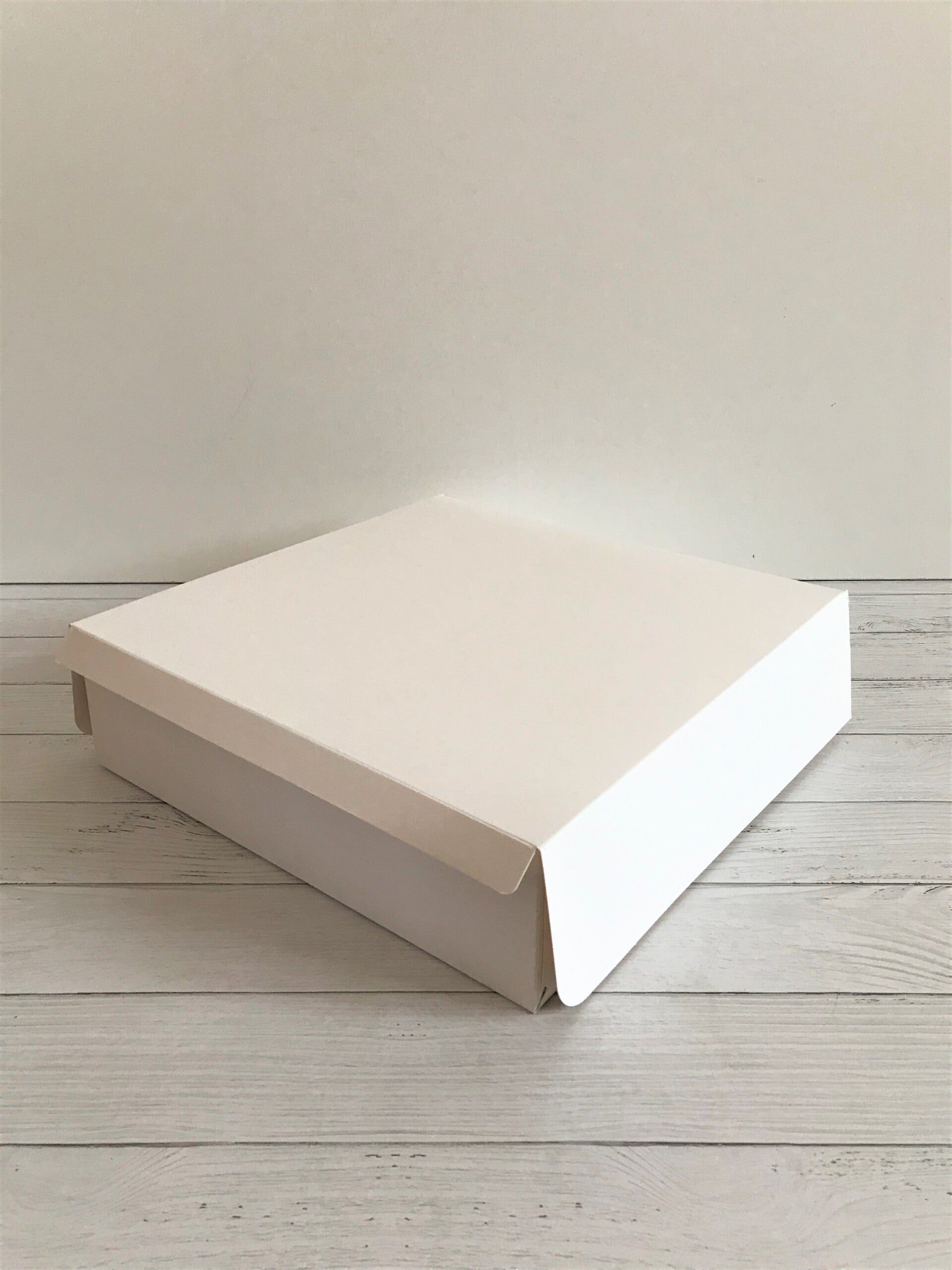 Taartdoos wit 19 x 19 x 8 cm