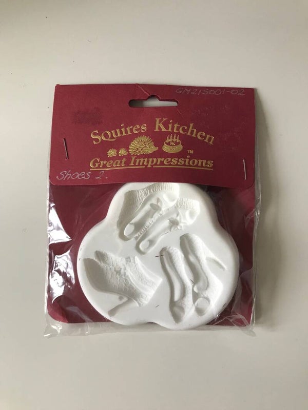 Squires Kitchen siliconen mould shoes 2