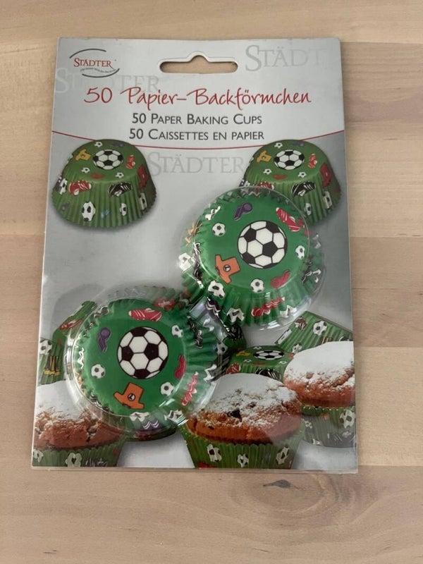 Staëdter mini bakingcups voetbal