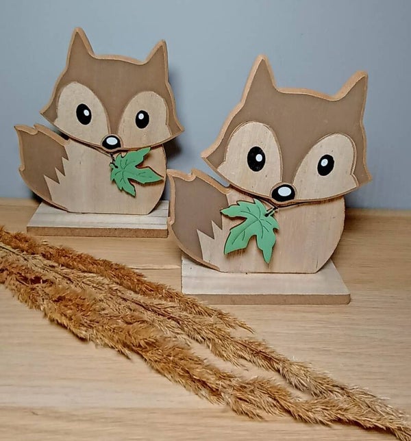 Houten vosje.