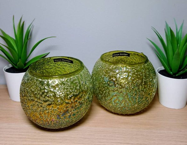 Fleurige theelichthouders.(1st)