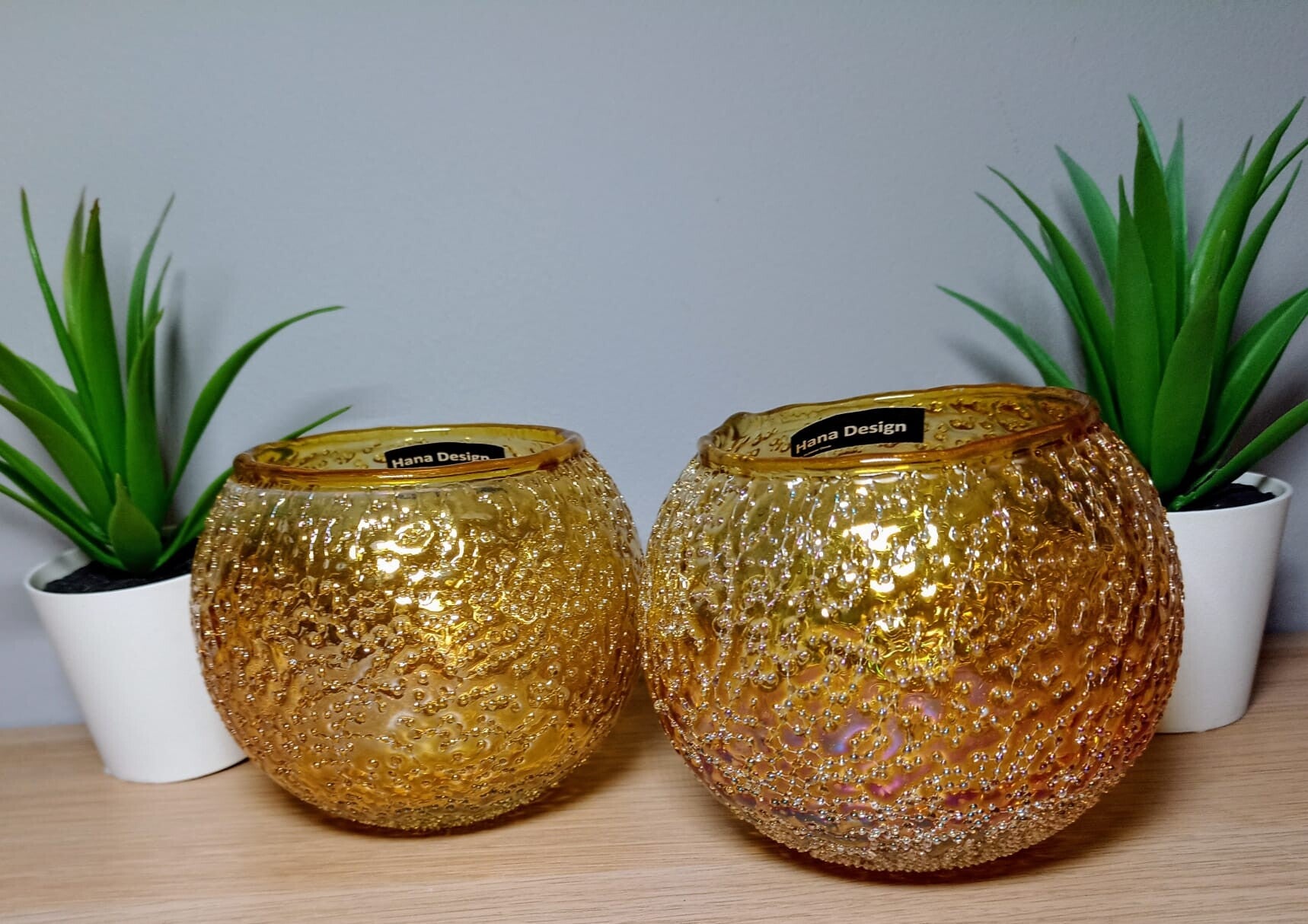 Fleurige theelichthouders.(1st)