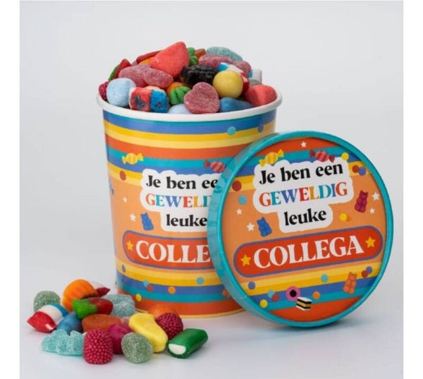 Candy bucket Collega.