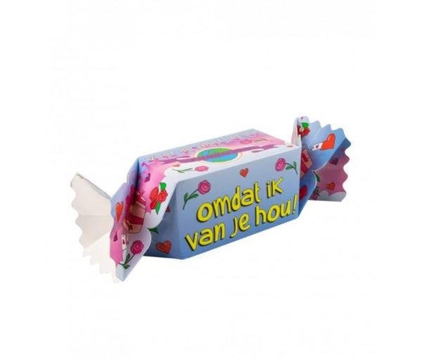 Geschenkdoosje Omdat ik van je hou.