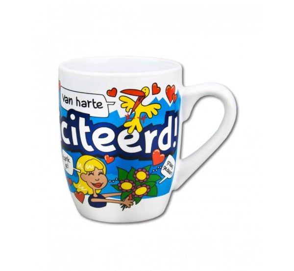 Cartoonmok Gefeliciteerd.