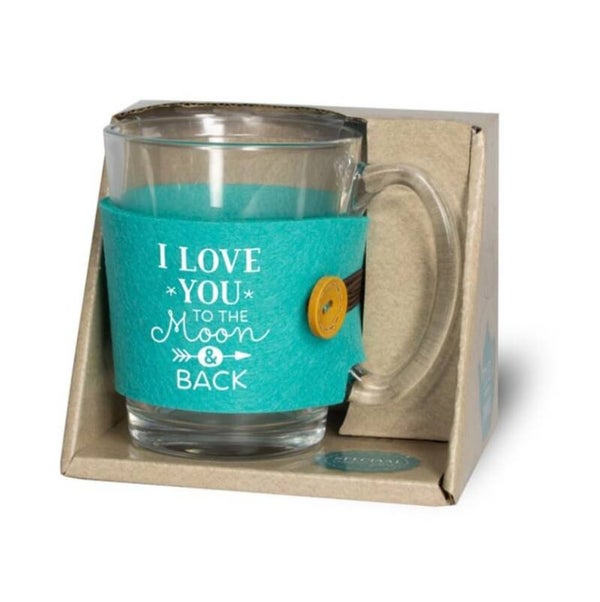 Theeglas I love you to the moon and back.