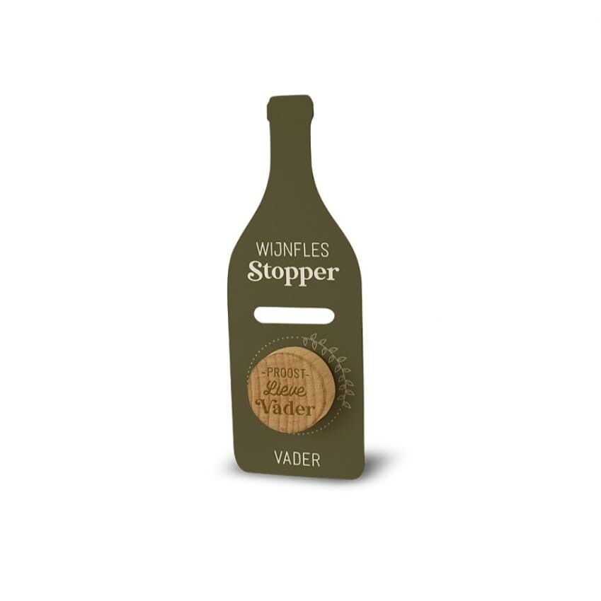 Wijnfles Stopper Lieve Vader.