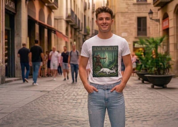 Camiseta unisex Corza blanca serie 1