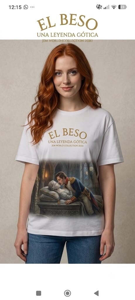 Camiseta unisex El Beso serie 1