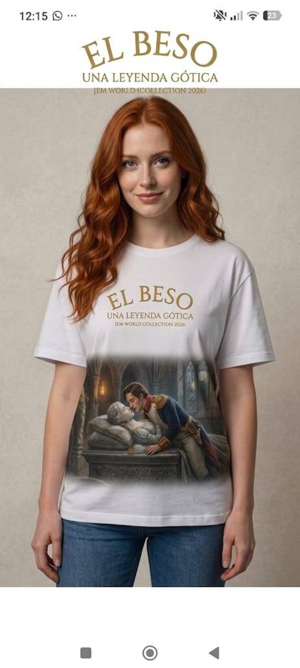 Camiseta unisex El Beso serie 1