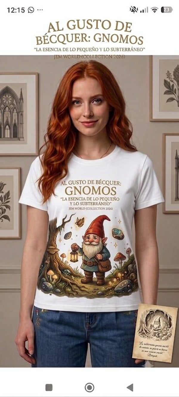 Camiseta unisex El Gnomo serie 1