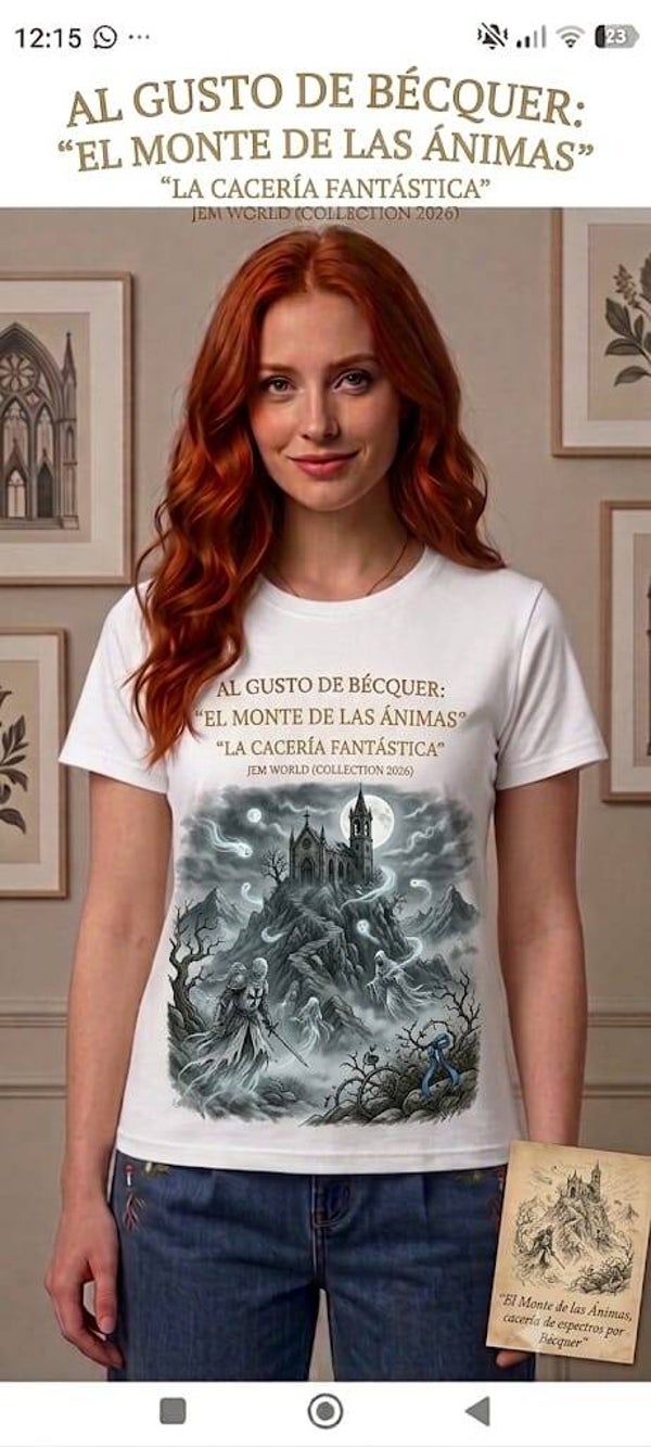 Camiseta unisex El monte de las animas serie 1