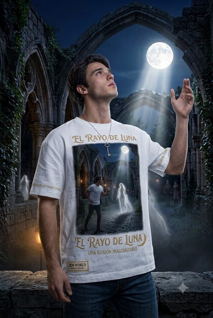 Camiseta unisex El rayo de la luna serie 3