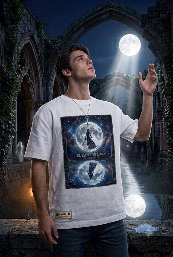 Camiseta unisex El rayo de la luna serie 4