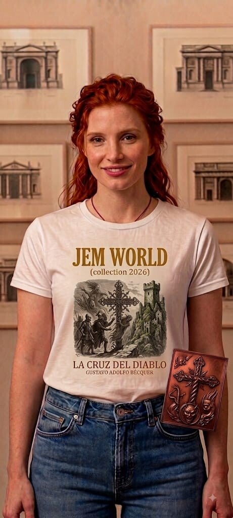 Camiseta unisex La cruz del diablo serie 1