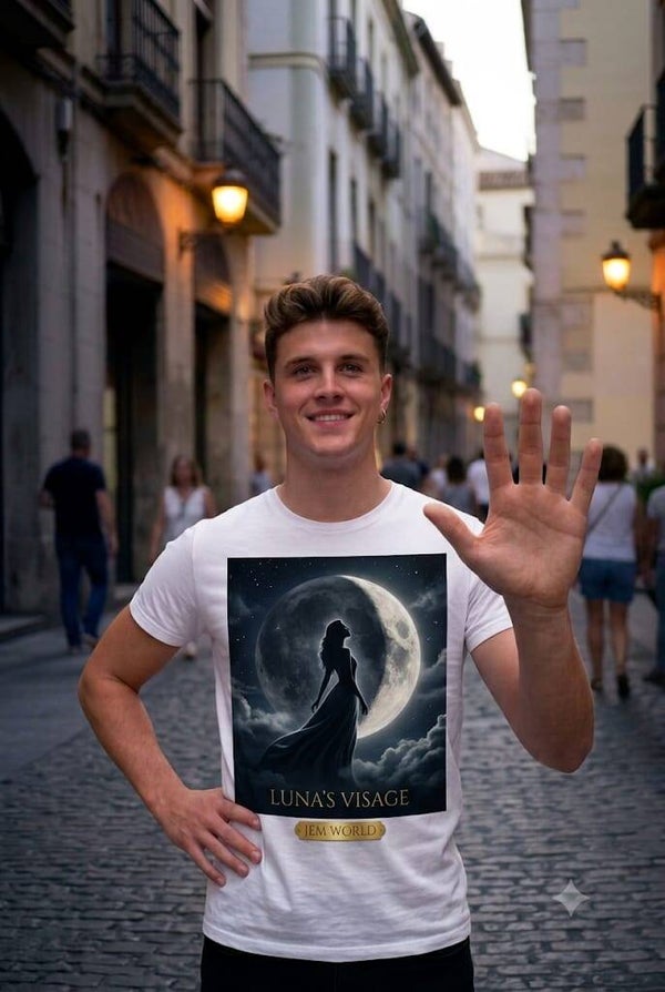 Camiseta unisex Reflejo de la luna