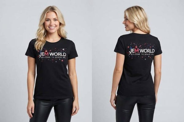 Camiseta disco mujer Espace En 1 Negro