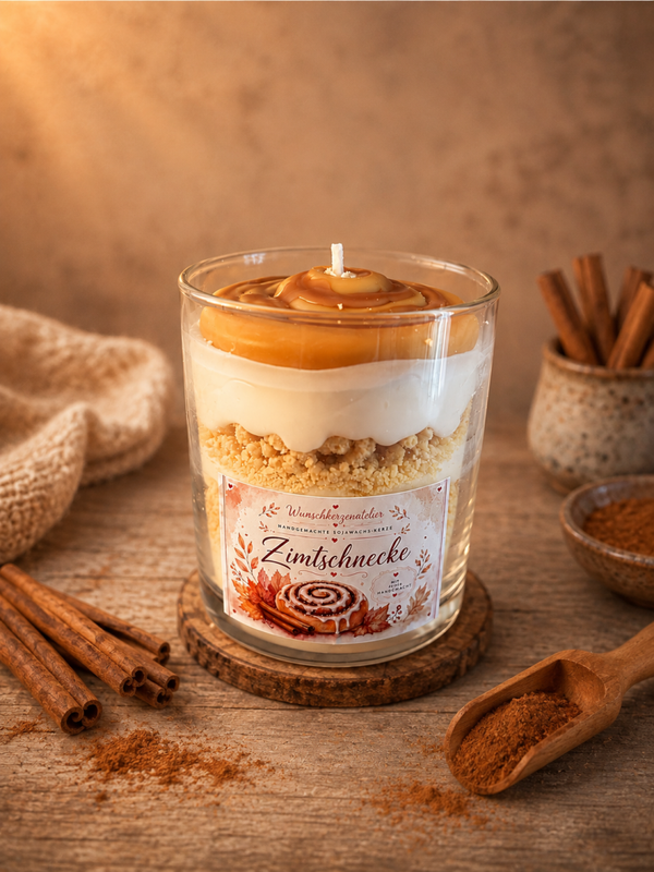 Zimtschnecken Kerze 300ml
