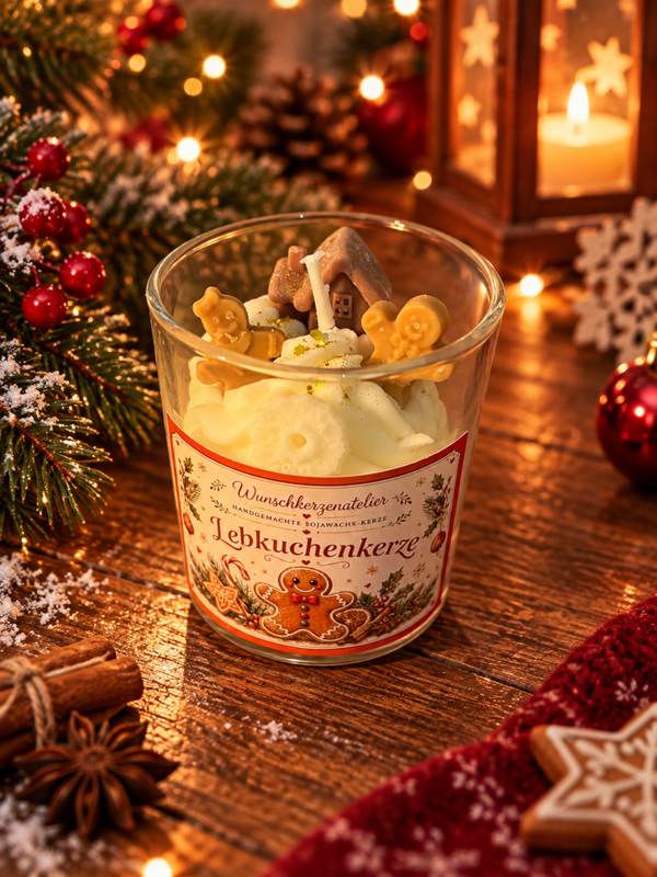 Lebkuchen-Kerze
