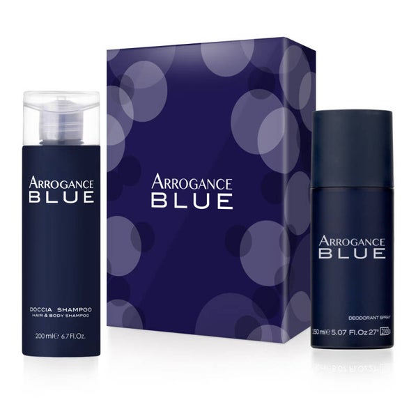 Arrogance Blue Deodorant 150ml    2 in 1 shampoo- & douchegel 200ml