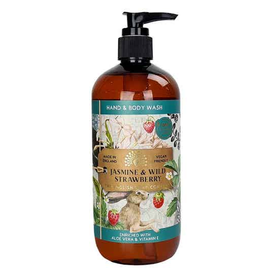 The English Soap Company Hand and Body Wash Jasmin & Strawberry