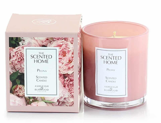 Ashleigh & Burwood Peony Scented Home Glass Candle