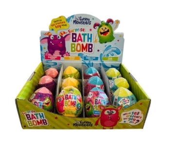 Funny Monsters bruisbal fizzereieren + suprise 140g