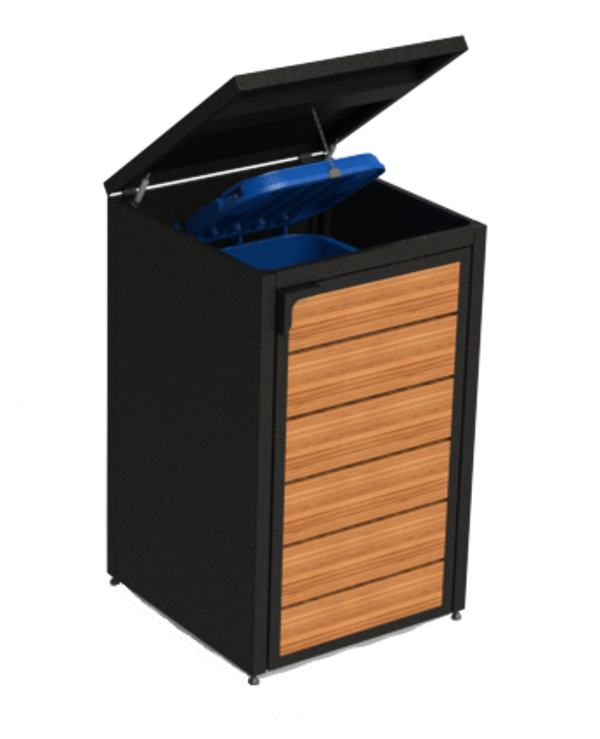 Mülltonnenbox "Holzhütt'n"