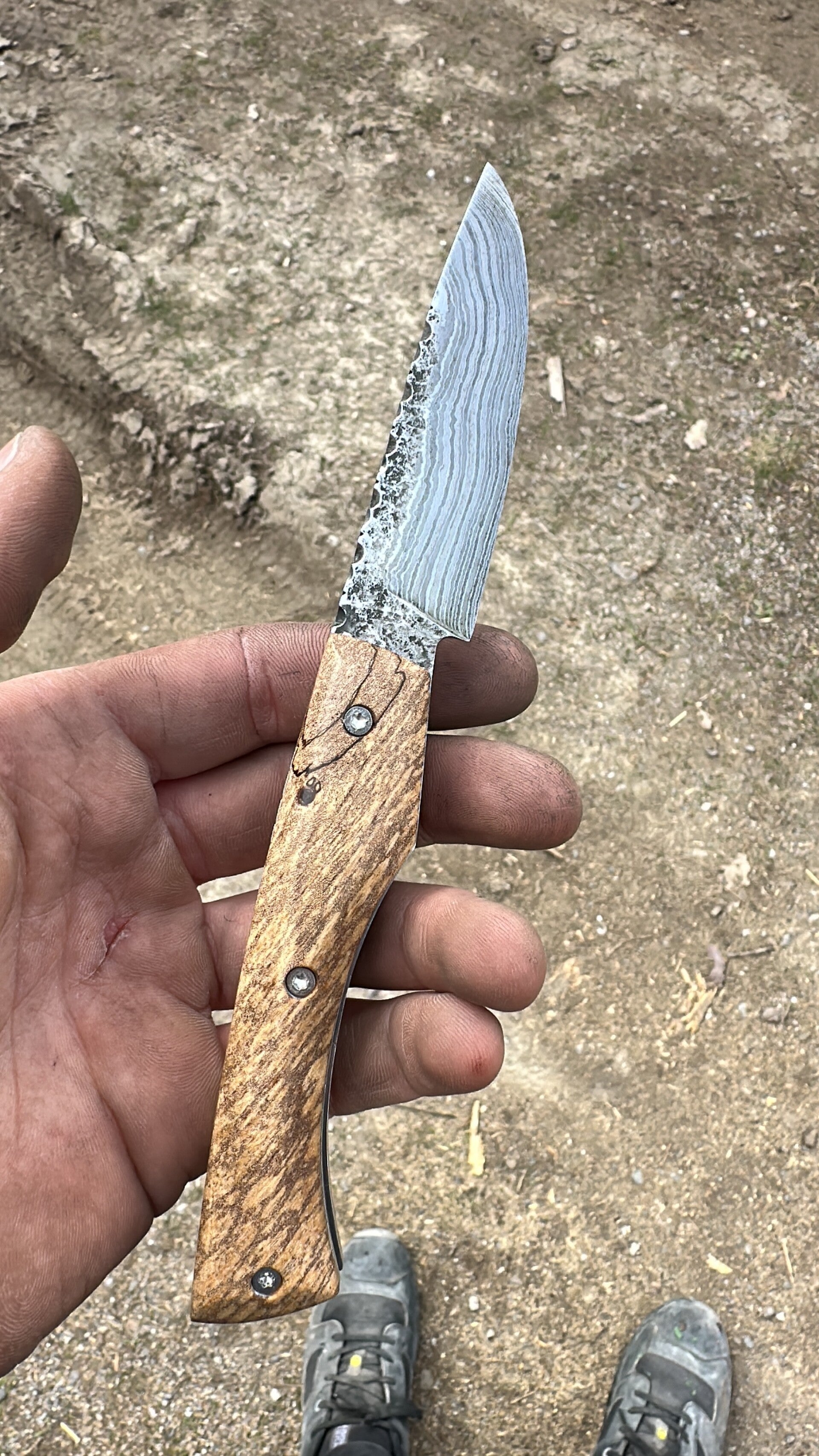 Couteau pliant à friction