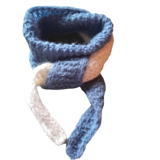 Shawl Snegl blue