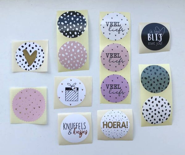 Mix set stickers groot