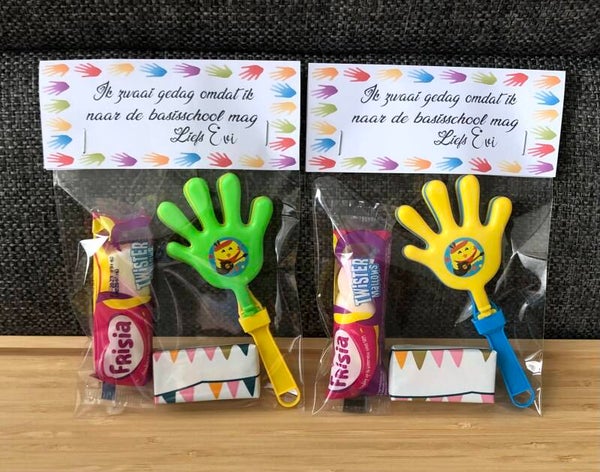 Traktatie ik zwaai gedag