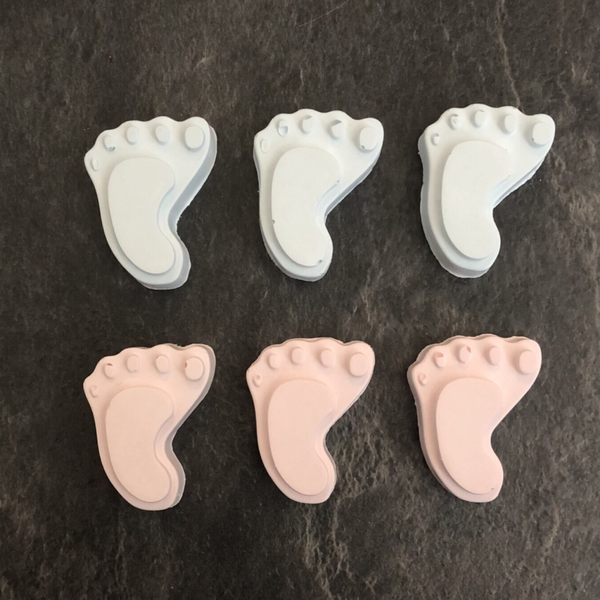 Stoepkrijt baby voetjes