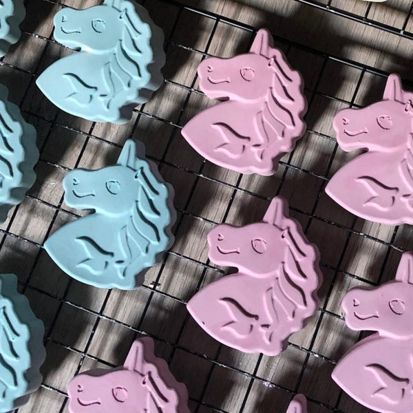 Stoepkrijt unicorn groot