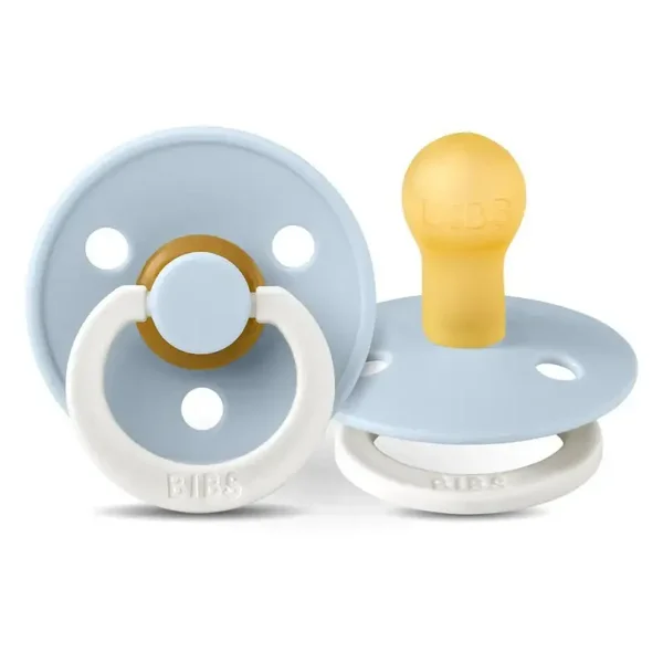 Bibs maat 1 - Glow in the dark Baby Blue