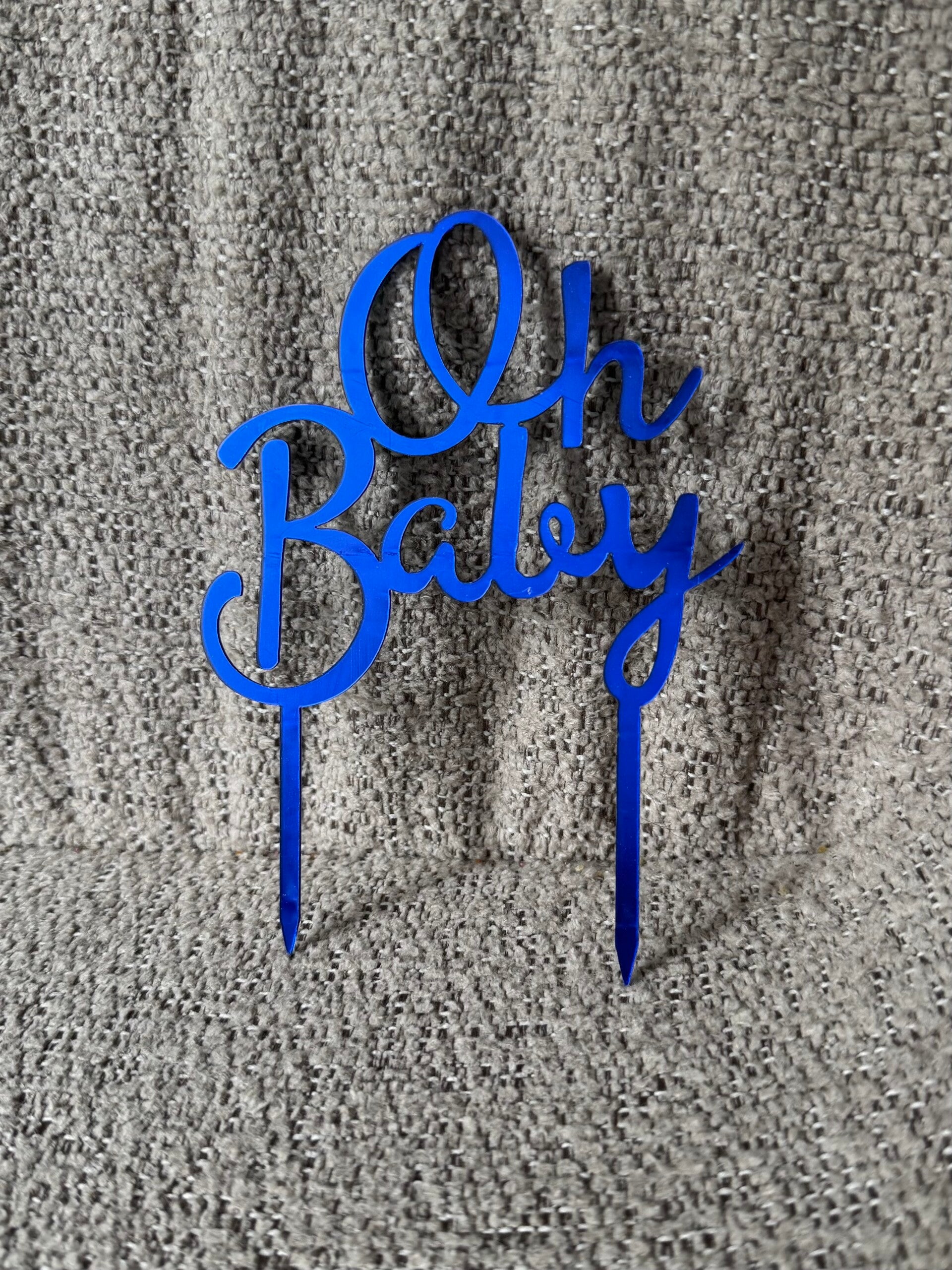 Taarttopper Oh Baby - Blauw