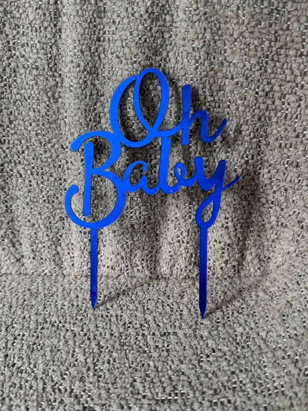 Taarttopper Oh Baby - Blauw