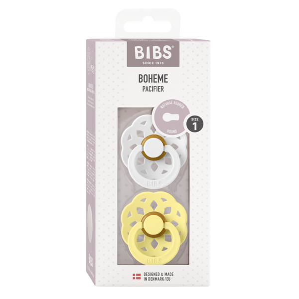 Bibs Boheme maat 1 - White / Sunshine