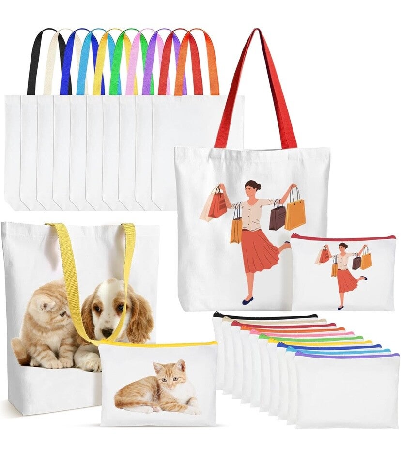 Ensemble Fourre-tout + trousse à personnaliser