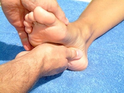 Fußreflexzonenmassage in unserer Massagepraxis in Hamburg-Volksdorf