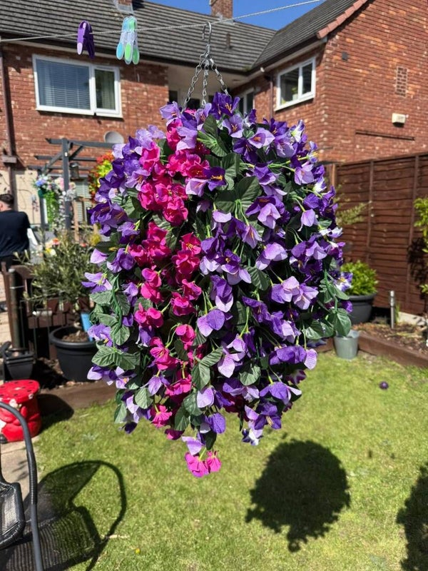 The “Lavender Lane” Large hanging basket