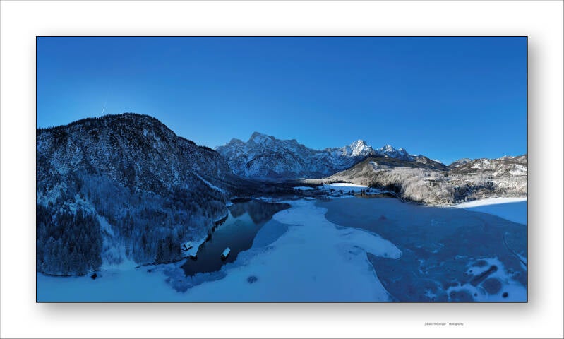 Winter Almsee Drohne